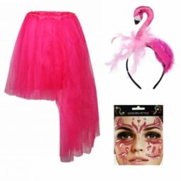 Compleet Flamingo tutu set